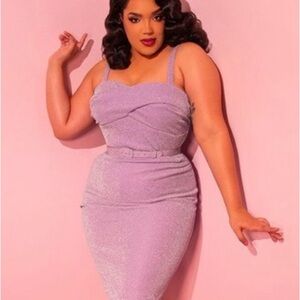 Vixen by Micheline Pitt Lavender Dress